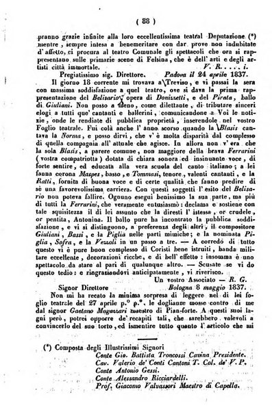 Cenni storici intorno alle lettere, invenzioni, arti, commercio e spettacoli teatrali