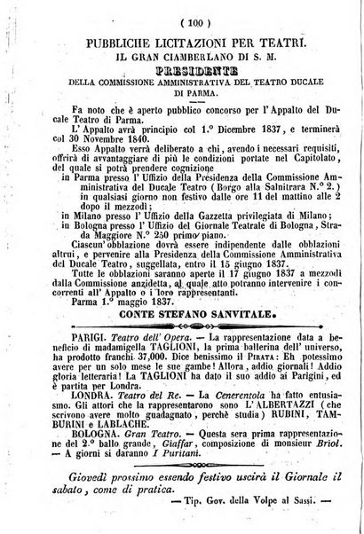 Cenni storici intorno alle lettere, invenzioni, arti, commercio e spettacoli teatrali