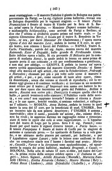 Cenni storici intorno alle lettere, invenzioni, arti, commercio e spettacoli teatrali