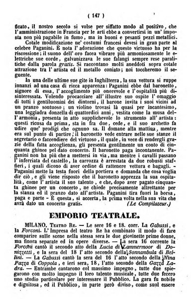 Cenni storici intorno alle lettere, invenzioni, arti, commercio e spettacoli teatrali