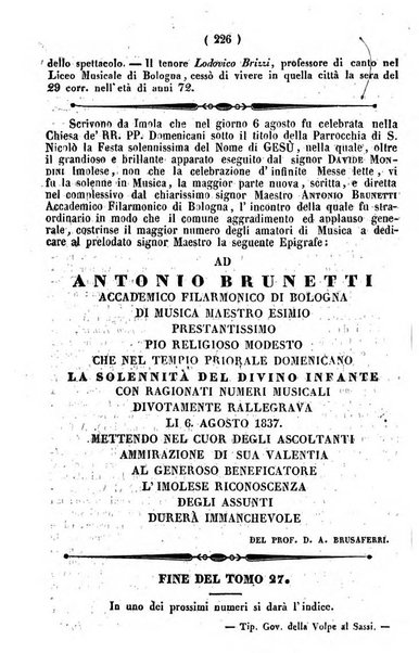 Cenni storici intorno alle lettere, invenzioni, arti, commercio e spettacoli teatrali