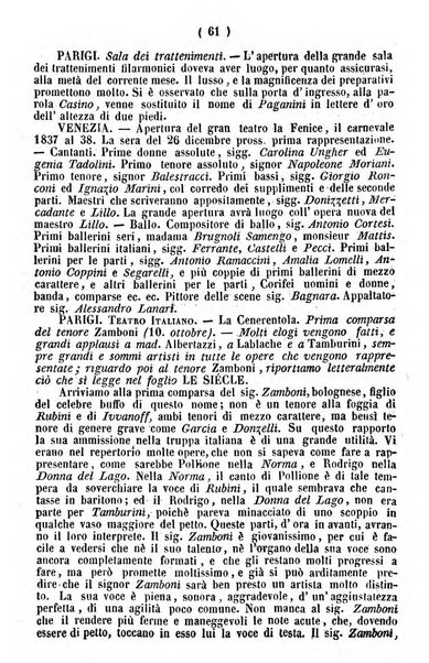 Cenni storici intorno alle lettere, invenzioni, arti, commercio e spettacoli teatrali