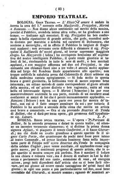 Cenni storici intorno alle lettere, invenzioni, arti, commercio e spettacoli teatrali