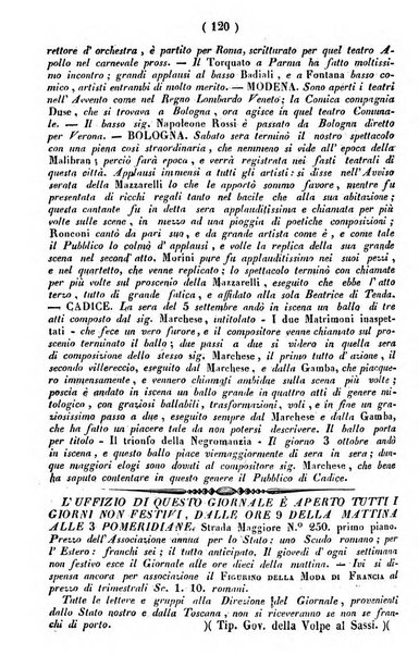 Cenni storici intorno alle lettere, invenzioni, arti, commercio e spettacoli teatrali