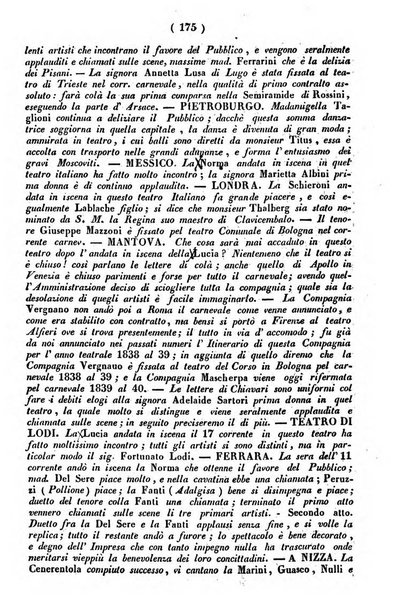 Cenni storici intorno alle lettere, invenzioni, arti, commercio e spettacoli teatrali