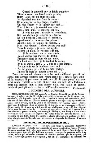 Cenni storici intorno alle lettere, invenzioni, arti, commercio e spettacoli teatrali