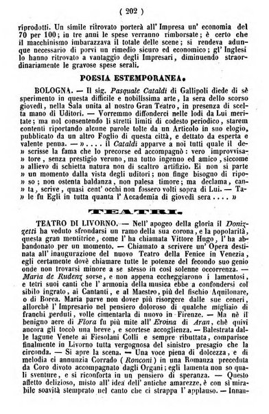 Cenni storici intorno alle lettere, invenzioni, arti, commercio e spettacoli teatrali