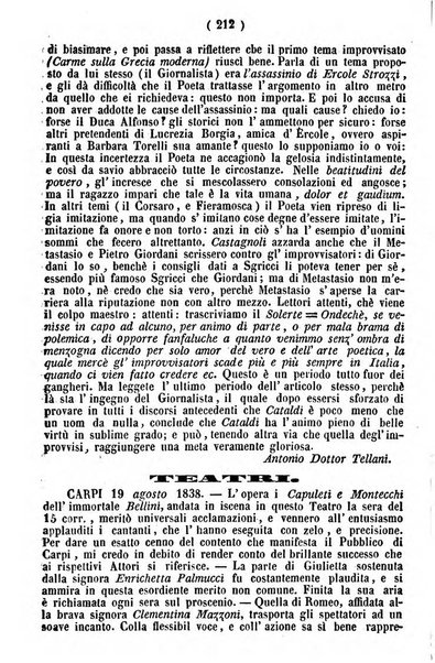 Cenni storici intorno alle lettere, invenzioni, arti, commercio e spettacoli teatrali