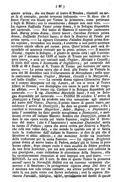 Cenni storici intorno alle lettere, invenzioni, arti, commercio e spettacoli teatrali