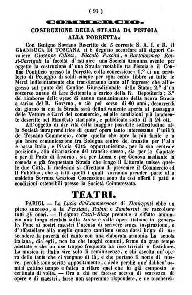 Cenni storici intorno alle lettere, invenzioni, arti, commercio e spettacoli teatrali