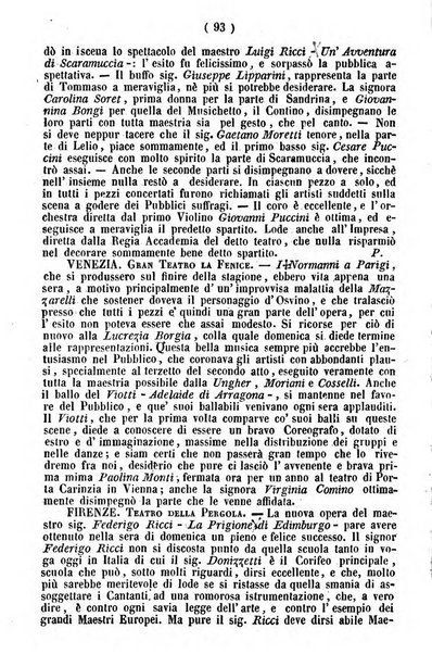 Cenni storici intorno alle lettere, invenzioni, arti, commercio e spettacoli teatrali