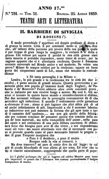 Cenni storici intorno alle lettere, invenzioni, arti, commercio e spettacoli teatrali