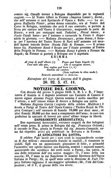 Cenni storici intorno alle lettere, invenzioni, arti, commercio e spettacoli teatrali