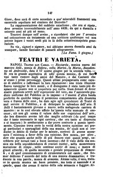 Cenni storici intorno alle lettere, invenzioni, arti, commercio e spettacoli teatrali