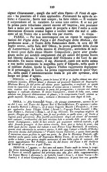 Cenni storici intorno alle lettere, invenzioni, arti, commercio e spettacoli teatrali