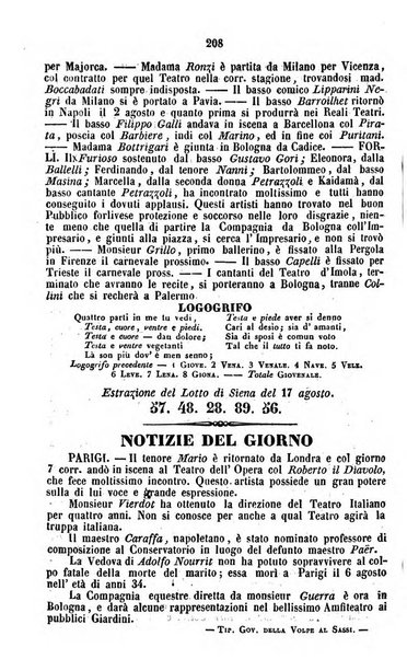 Cenni storici intorno alle lettere, invenzioni, arti, commercio e spettacoli teatrali