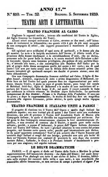 Cenni storici intorno alle lettere, invenzioni, arti, commercio e spettacoli teatrali