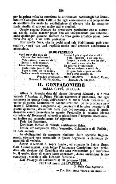 Cenni storici intorno alle lettere, invenzioni, arti, commercio e spettacoli teatrali