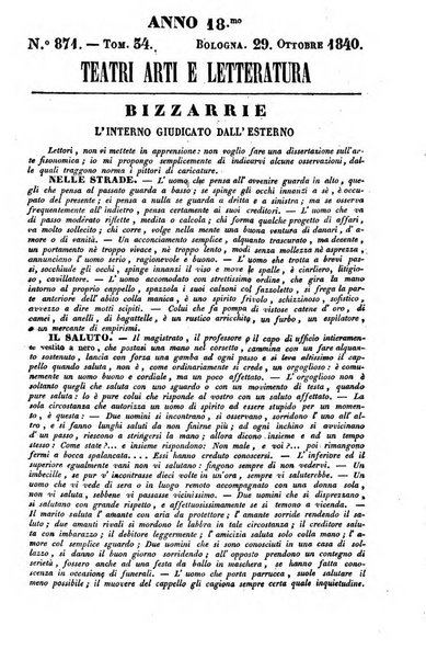 Cenni storici intorno alle lettere, invenzioni, arti, commercio e spettacoli teatrali