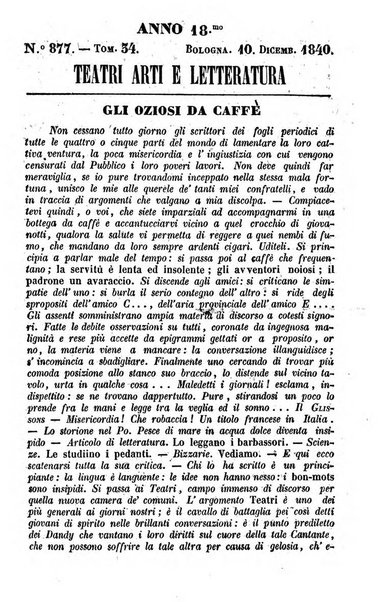 Cenni storici intorno alle lettere, invenzioni, arti, commercio e spettacoli teatrali