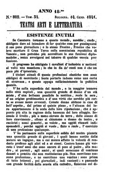 Cenni storici intorno alle lettere, invenzioni, arti, commercio e spettacoli teatrali