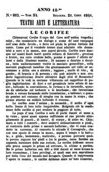 Cenni storici intorno alle lettere, invenzioni, arti, commercio e spettacoli teatrali