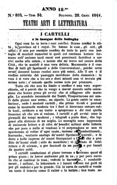 Cenni storici intorno alle lettere, invenzioni, arti, commercio e spettacoli teatrali