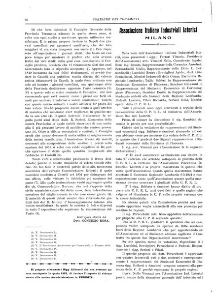 Corriere dei ceramisti rivista tecnica delle industrie ceramiche