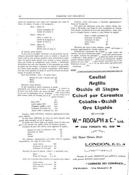 Corriere dei ceramisti rivista tecnica delle industrie ceramiche