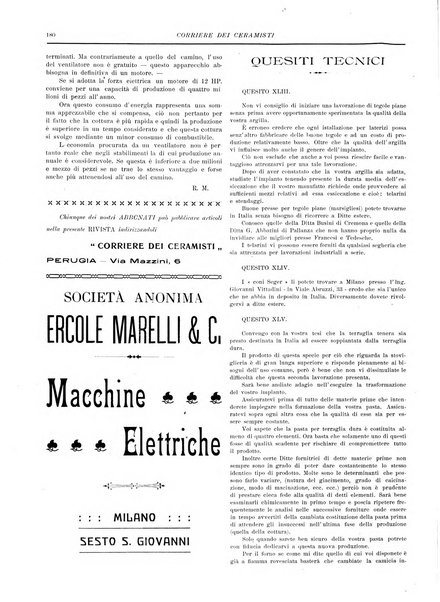 Corriere dei ceramisti rivista tecnica delle industrie ceramiche