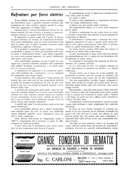 Corriere dei ceramisti rivista tecnica delle industrie ceramiche