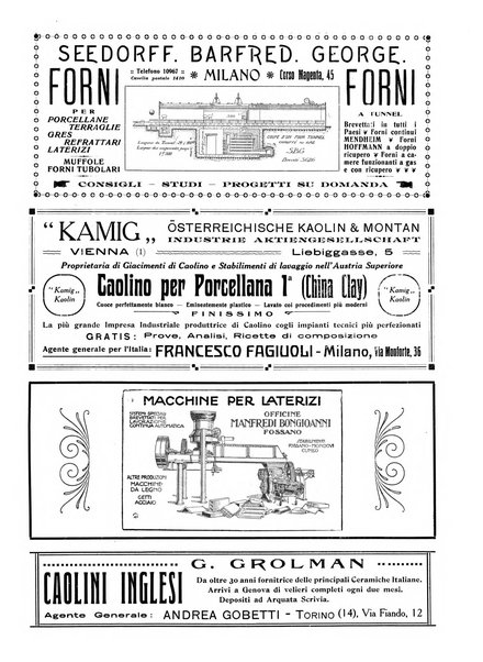 Corriere dei ceramisti rivista tecnica delle industrie ceramiche