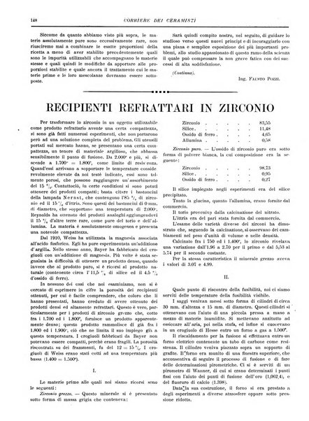 Corriere dei ceramisti rivista tecnica delle industrie ceramiche