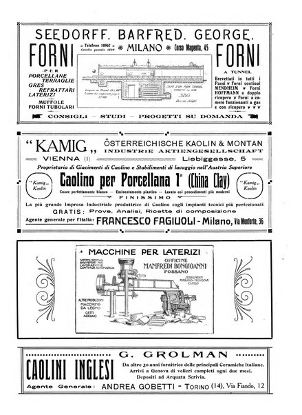 Corriere dei ceramisti rivista tecnica delle industrie ceramiche