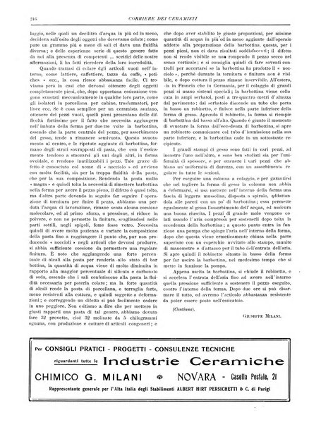 Corriere dei ceramisti rivista tecnica delle industrie ceramiche