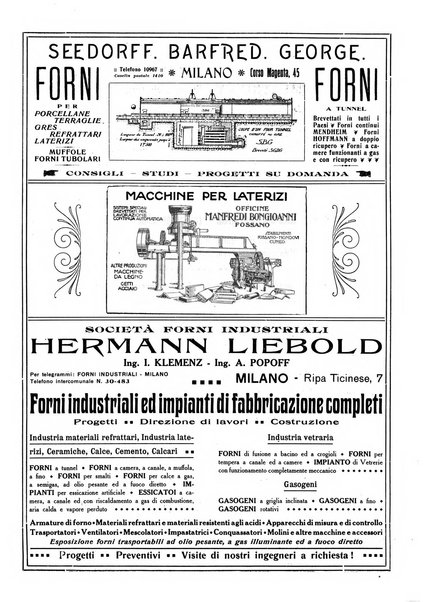 Corriere dei ceramisti rivista tecnica delle industrie ceramiche