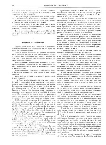 Corriere dei ceramisti rivista tecnica delle industrie ceramiche