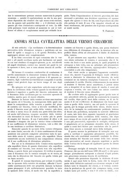 Corriere dei ceramisti rivista tecnica delle industrie ceramiche