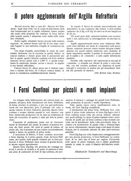 Corriere dei ceramisti rivista tecnica delle industrie ceramiche