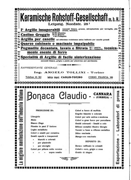 Corriere dei ceramisti rivista tecnica delle industrie ceramiche