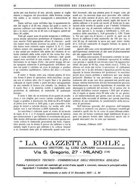 Corriere dei ceramisti rivista tecnica delle industrie ceramiche