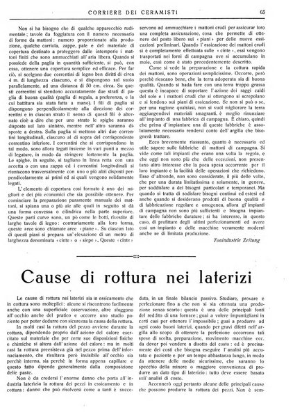 Corriere dei ceramisti rivista tecnica delle industrie ceramiche