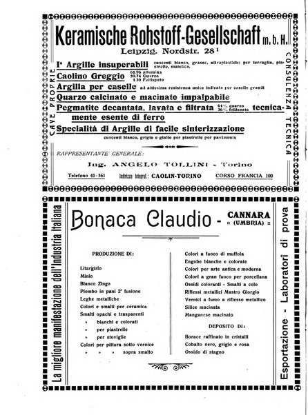 Corriere dei ceramisti rivista tecnica delle industrie ceramiche