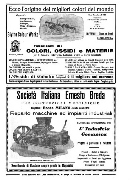 Corriere dei ceramisti rivista tecnica delle industrie ceramiche