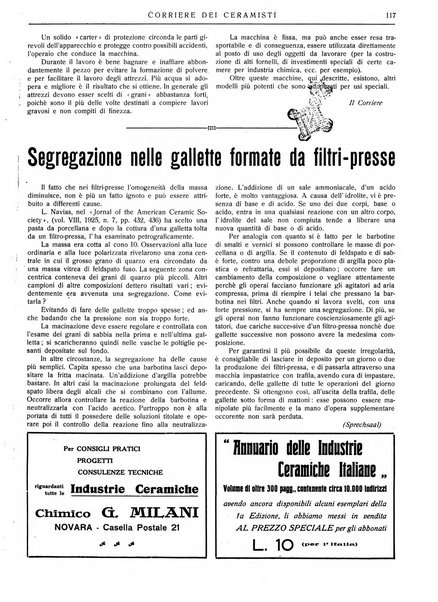 Corriere dei ceramisti rivista tecnica delle industrie ceramiche