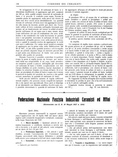 Corriere dei ceramisti rivista tecnica delle industrie ceramiche