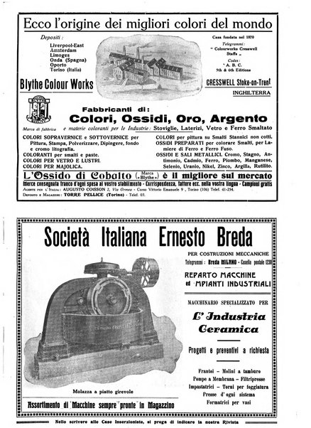 Corriere dei ceramisti rivista tecnica delle industrie ceramiche