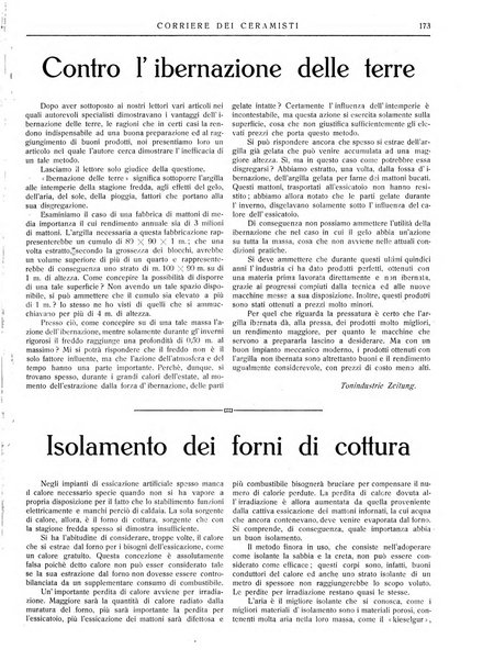 Corriere dei ceramisti rivista tecnica delle industrie ceramiche