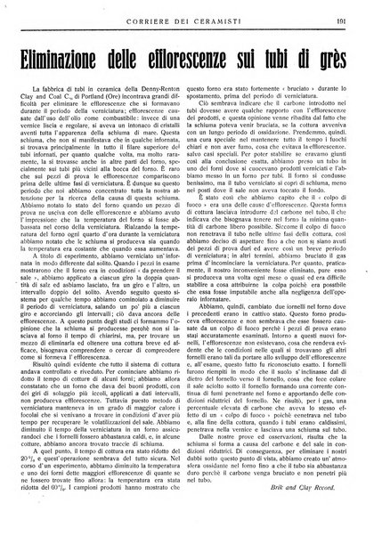 Corriere dei ceramisti rivista tecnica delle industrie ceramiche