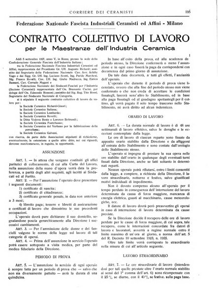 Corriere dei ceramisti rivista tecnica delle industrie ceramiche